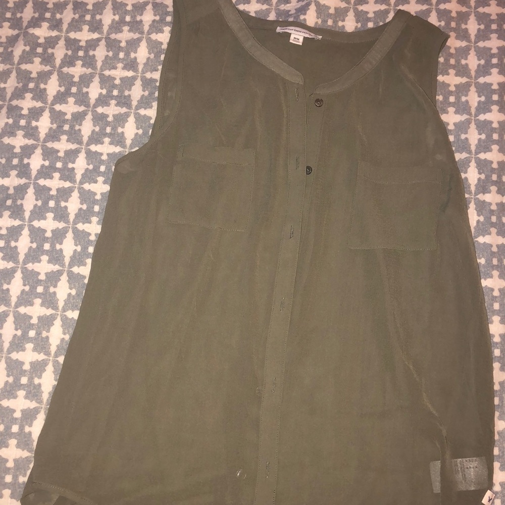 American Eagle Button Down Blouse